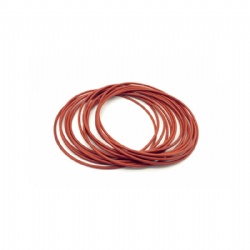 Red Silicone O-Ring Seal Ring Oil Seal Standard Part High Temperature Resistance